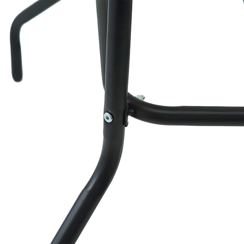 Jedálenský stôl, čierna oceľ/tvrdené sklo, DEMAT NEW TYP 2